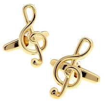 Load image into Gallery viewer, Free Shipping 29 Designs Guitar Cufflinks Music Design Musical Note Cuff Links Piano Bass Cuffs