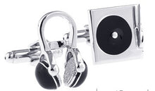Load image into Gallery viewer, Free Shipping 29 Designs Guitar Cufflinks Music Design Musical Note Cuff Links Piano Bass Cuffs