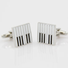 Load image into Gallery viewer, Free Shipping 29 Designs Guitar Cufflinks Music Design Musical Note Cuff Links Piano Bass Cuffs