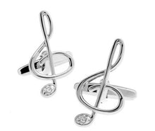 Load image into Gallery viewer, Free Shipping 29 Designs Guitar Cufflinks Music Design Musical Note Cuff Links Piano Bass Cuffs